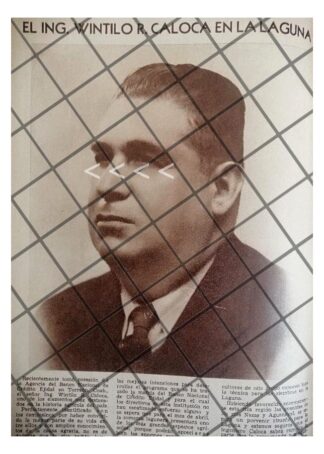 AFICHE RETRO SR. WINTILO R. CALOCA 1942 TORREON