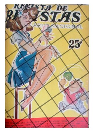 PORTADA - CARICATURA ANTIGUA. DE ANGEL ZAMARRIPA 1942