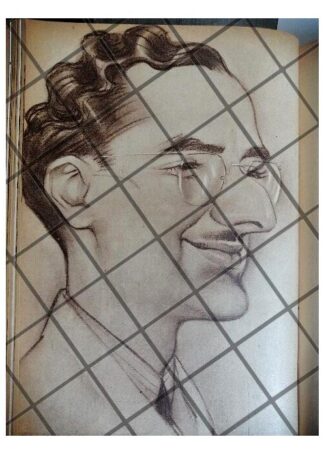 CARICATURA ANTIGUA. ADOLFO UNDA MANTEROLA POR: FREYRE