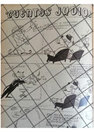 TIRA COMICA ANTIGUA CUENTOS JUDIOS 1941 /ANGEL ZAMARRIPA 15