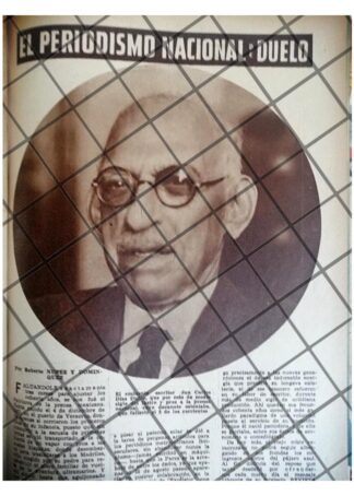 AFICHE ANTIGUO MUERE JUAN CARLOS DIAZ DUFOO 1941