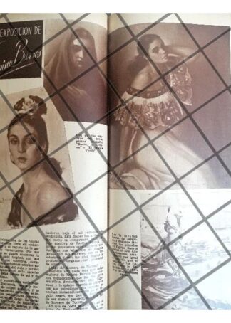 AFICHE ANTIGUO EXPOSICION RAMON ESPINO BARROS 1941