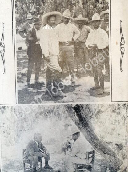 CARTEL ANTIGUO ORIGINAL DE NOTA ANTIGUA PANCHO VILLA SE RINDE 1920 - Image 2