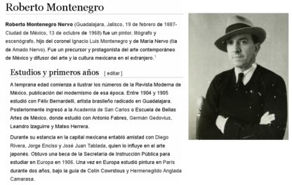 PORTADA ANTIGUA ORIGINAL  1911 DE ROBERTO MONTENEGRO / PINTORES - Image 4