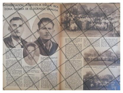 AFICHES RETRO SINALOA, PROGRESOS Y OBRAS 1944 - Image 3