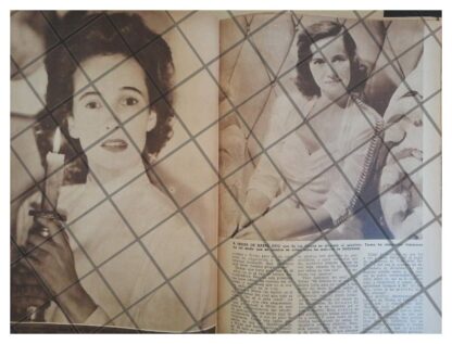 AFICHE RETRO LA ACTRIZ TERESA WRIGHT 1944 - Image 2