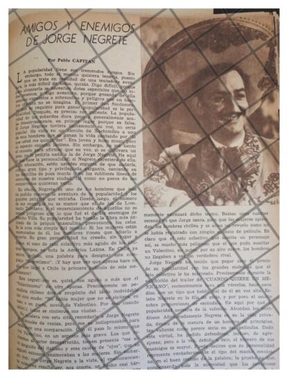 AFICHE RETRO TERMINAN PELLICULA "EL MEXICANO" 1944 - Image 2