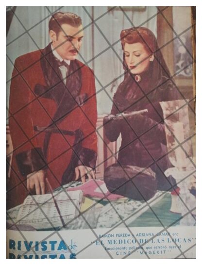 PORTADA RETRO PELICULA EL MEDICO DE LAS LOCAS 1944
