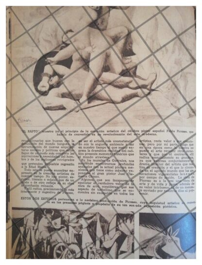 AFICHE RETRO PABLO PICASSO 1944 - Image 2