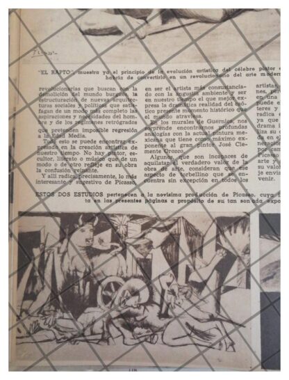AFICHE RETRO PABLO PICASSO 1944 - Image 3