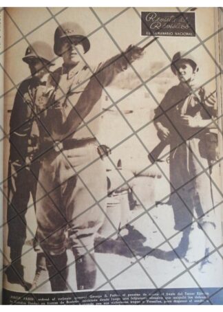 AFICHE RETRO GENERAL GEORGE PATTON 1944