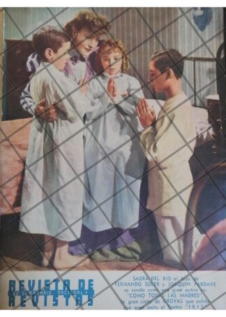 PORTADA ANTIGUA 1944 PELICULA. COMO TODAS LAS MADRES