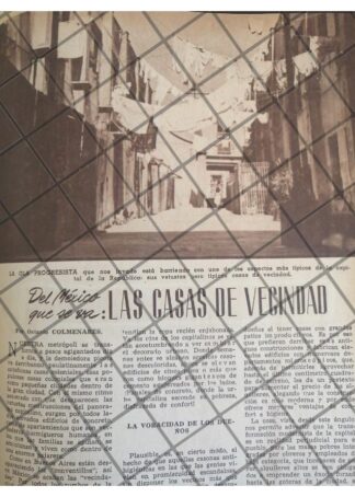 AFICHES RETRO LAS VECINDADES DEL D.F 1944