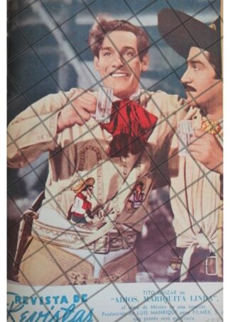 PORTADA RETRO PELICULA ADIOS MARIQUITA LINDA 1944