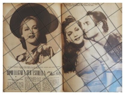 AFICHES RETRO LA ACTRIZ MARIA MONTES 1944 - Image 2
