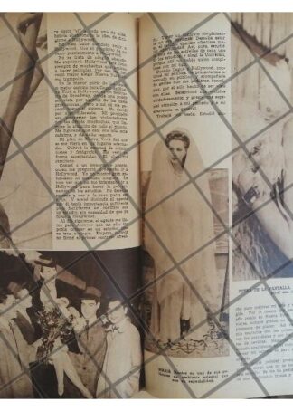 AFICHES RETRO LA ACTRIZ MARIA MONTES 1944