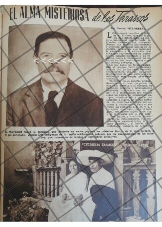 AFICHE RETRO FELIX C. RAMIREZ Y LOS TARASCOS 1944