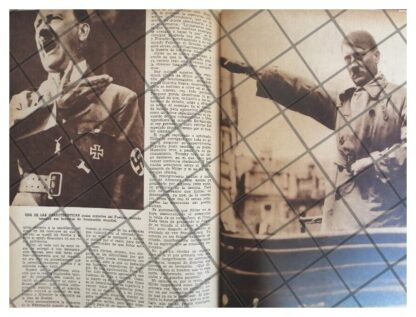 AFICHES RETRO ESPECULAN LOCURA DE HITLER 1944 - Image 2