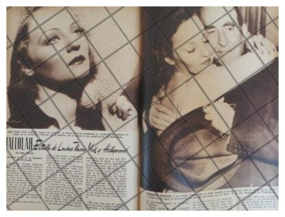 AFICHES RETRO LA ACTRIZ TALLULA BANKHEAD 1944 - Image 2