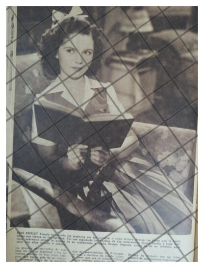 AFICHE RETRO SHIRLEY TEMPLE CUMPLE 16 AÑOS 1944 - Image 4