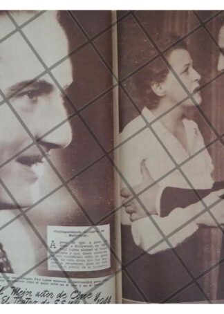 AFICHE RETRO EL ACTOR PAUL LUKAS 1944