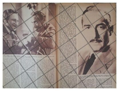 AFICHE RETRO EL ACTOR PAUL LUKAS 1944 - Image 2
