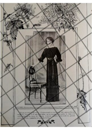 CARTEL ANTIGUO 1910 VESTIDOS -45