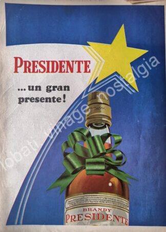 CARTEL ANTIGUO ORIGINAL DE BRANDY DON PEDRO 1973 UN GRAN PRESENTE