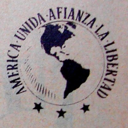 CARTEL ANTIGUO ORIGINAL DE RON BACARDI 1942 ANTE LA SEGUNDA GUERRA MUNDIAL - Image 2