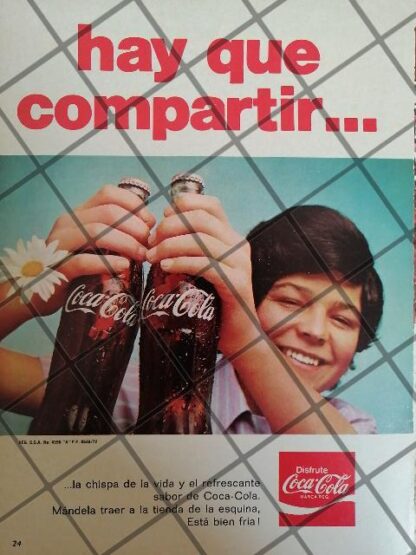 11 CARTELES RETRO REFRESCOS COCA COLA 1950s 60s /343 - Image 5