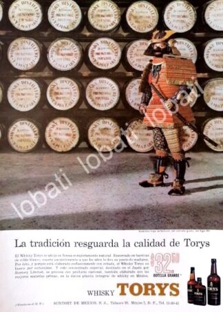 CARTEL ANTIGUO ORIGINAL DE VINOS. WHISKY TORYS 1964 /529 / RARO